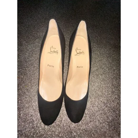 Christian Louboutin Round Toe Red Bottoms - Picture 1 of 12